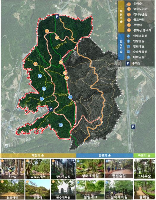 봉화산 숲길 조성 계획